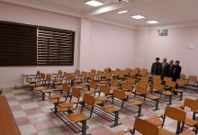 گزارش تصویری از بازدید هیات رئیسه دانشگاه از دانشکده علوم زمین